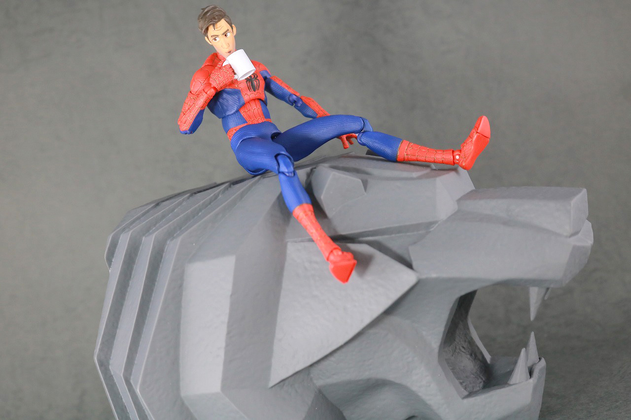 千値練 SVアクション　スパイダーマン　ピーター・B・パーカー　レビュー　アクション