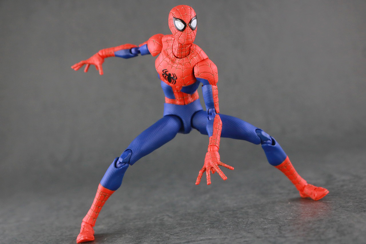 千値練 SVアクション　スパイダーマン　ピーター・B・パーカー　レビュー　ピーター・パーカー　アクション