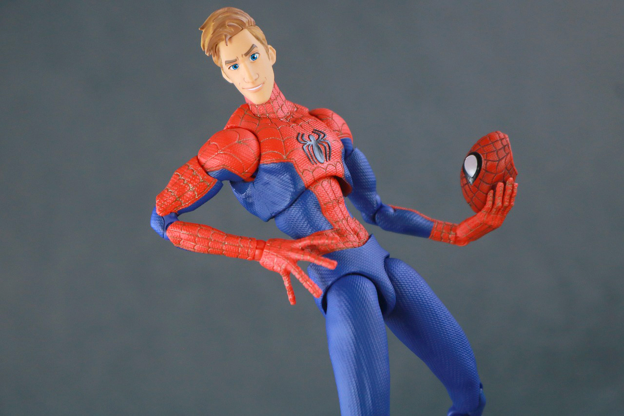 千値練 SVアクション　スパイダーマン　ピーター・B・パーカー　レビュー　ピーター・パーカー　アクション