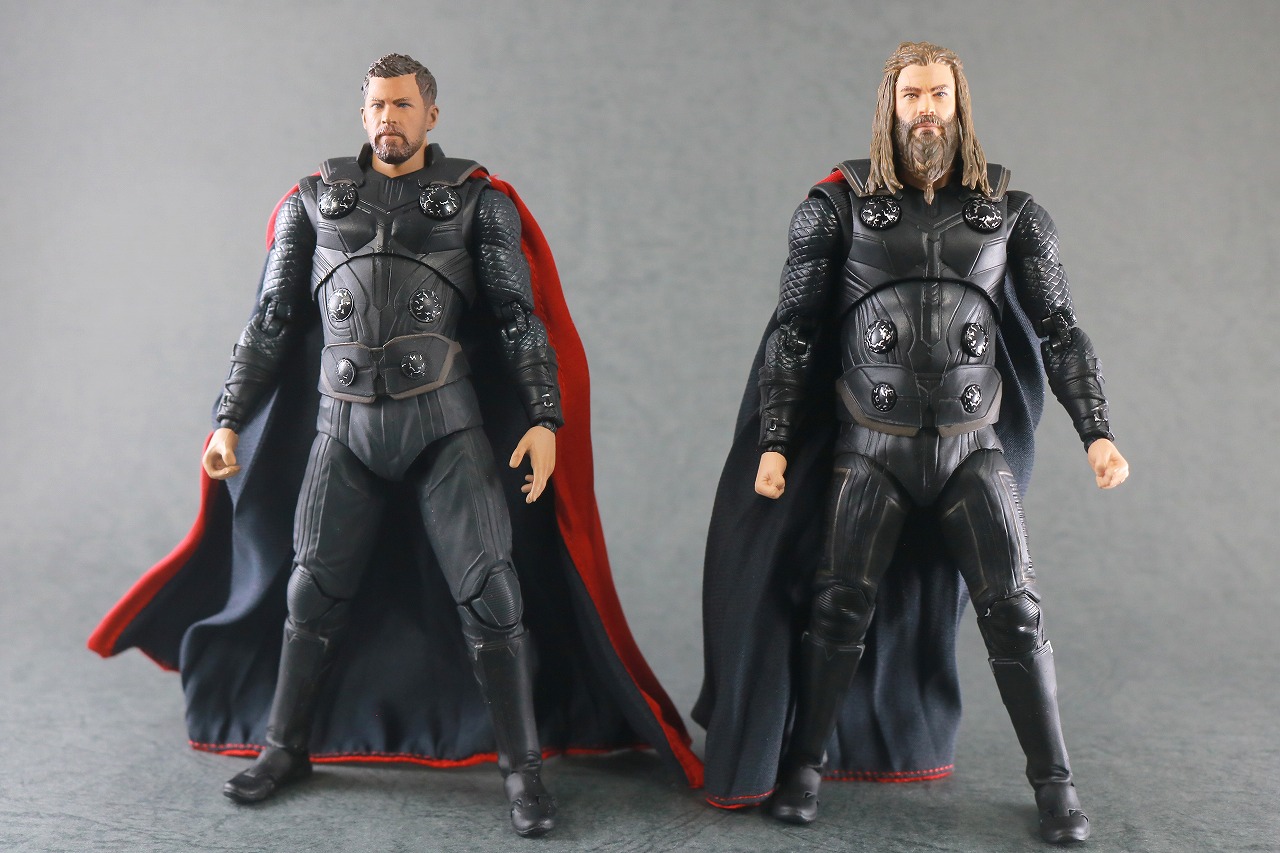 MAFEX　マフェックス　ソー　アベンジャーズ　エンドゲーム　レビュー　本体　インフィニティ・ウォー　比較