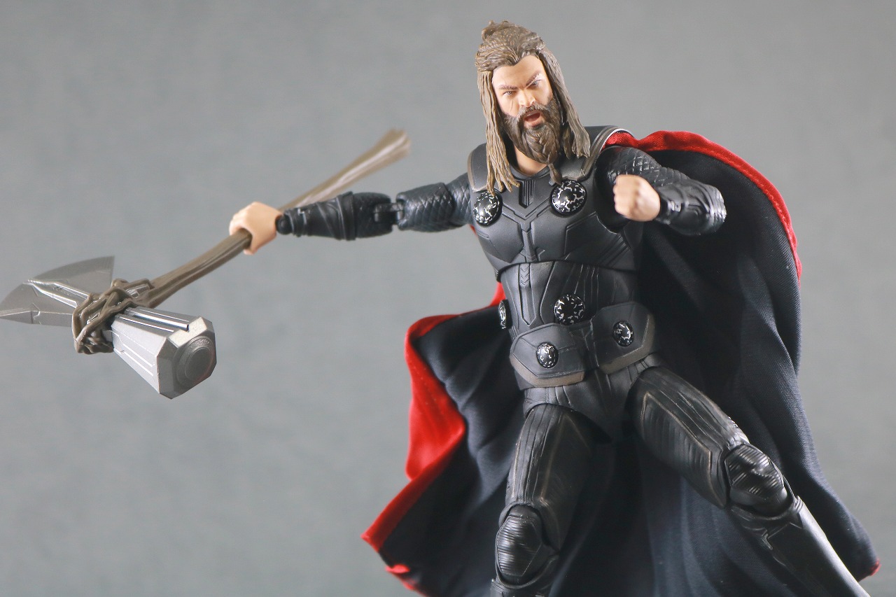 MAFEX　マフェックス　ソー　アベンジャーズ　エンドゲーム　レビュー　アクション