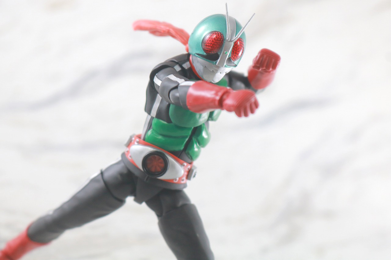 S.H.フィギュアーツ　仮面ライダー新2号　真骨彫製法　50th Anniversary Ver.　レビュー　アクション