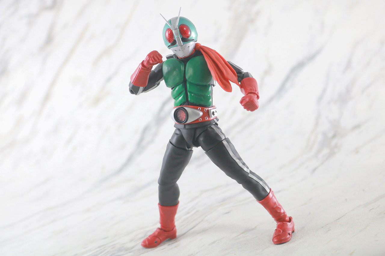 S.H.フィギュアーツ　仮面ライダー新2号　真骨彫製法　50th Anniversary Ver.　レビュー　アクション