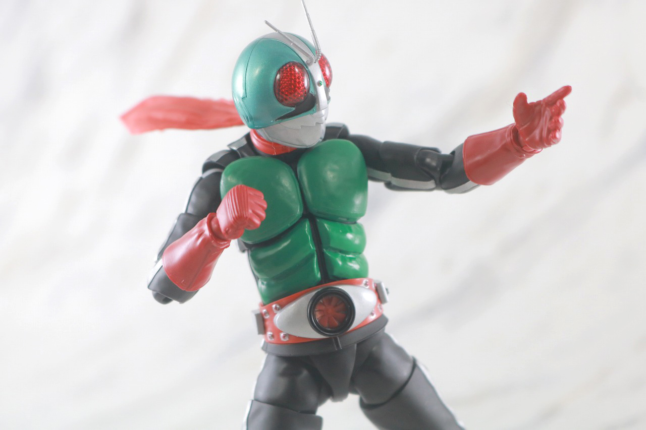 S.H.フィギュアーツ　仮面ライダー新2号　真骨彫製法　50th Anniversary Ver.　レビュー　アクション