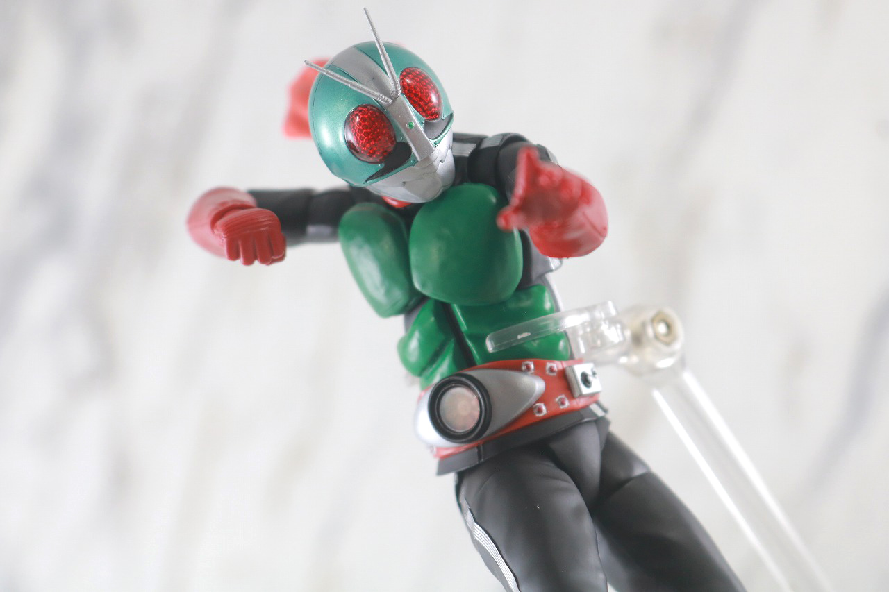 S.H.フィギュアーツ　仮面ライダー新2号　真骨彫製法　50th Anniversary Ver.　レビュー　アクション