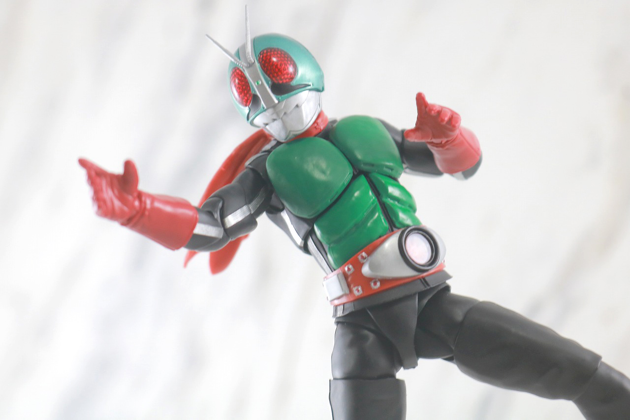 S.H.フィギュアーツ　仮面ライダー新2号　真骨彫製法　50th Anniversary Ver.　レビュー　アクション