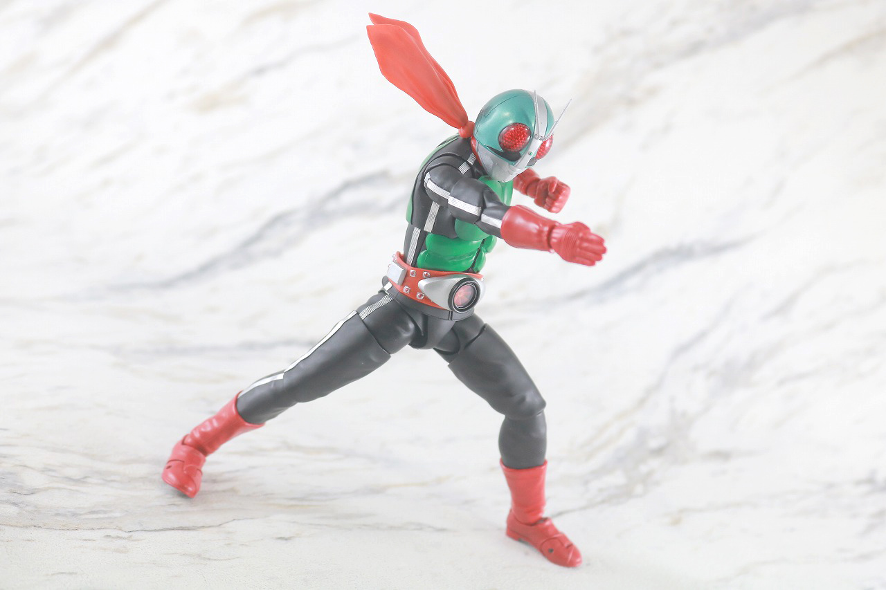 S.H.フィギュアーツ　仮面ライダー新2号　真骨彫製法　50th Anniversary Ver.　レビュー　アクション