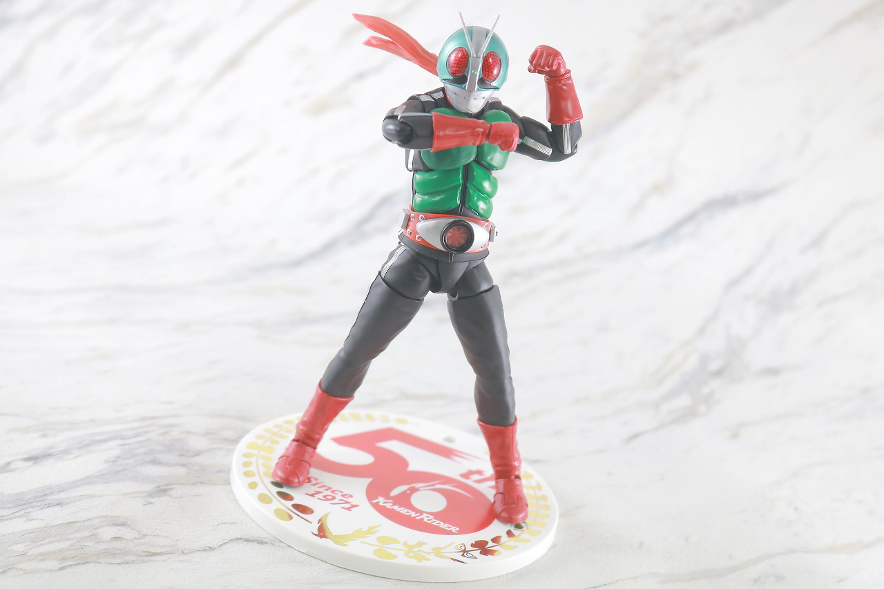 S.H.フィギュアーツ　仮面ライダー新2号　真骨彫製法　50th Anniversary Ver.　レビュー　アクション