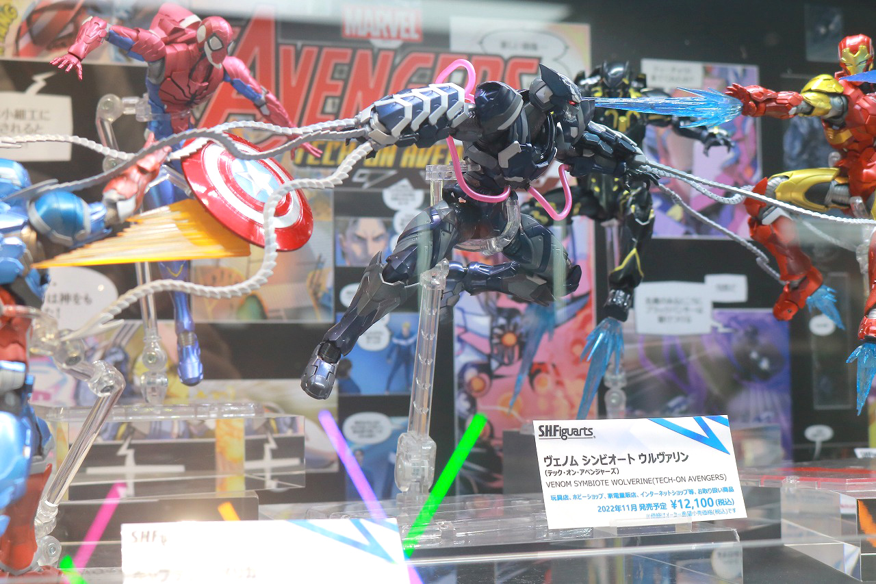 TAMASHII NASITONS STORE TOKYO S.H.Figuarts Party　レポート　フィギュアーツ　マーベル　DCコミックス