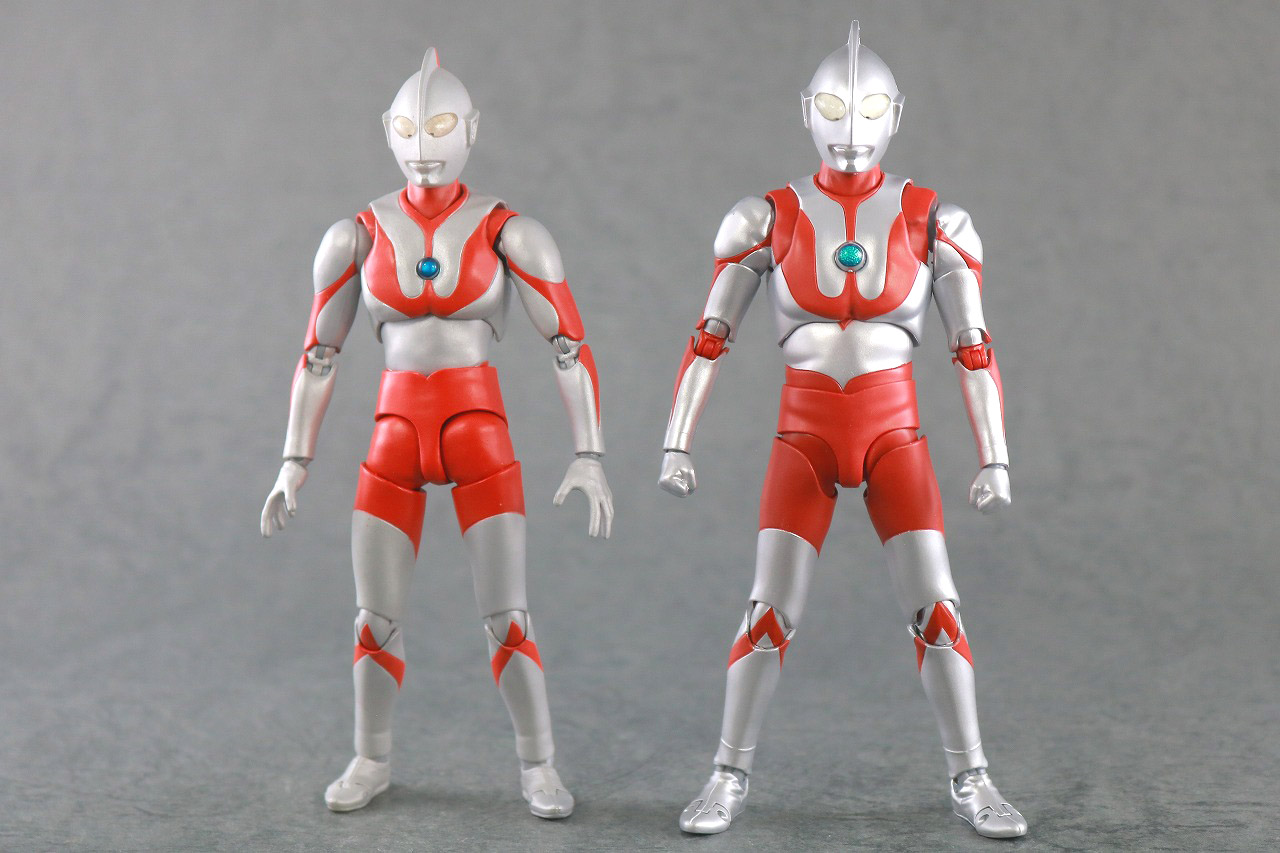 S.H.フィギュアーツ　ウルトラマン　真骨彫製法　レビュー　本体　比較