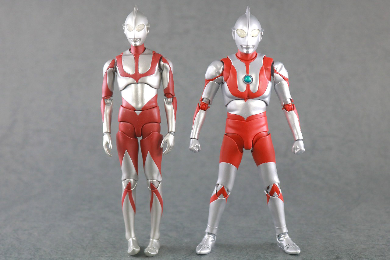 S.H.フィギュアーツ　ウルトラマン　真骨彫製法　レビュー　本体　シン・ウルトラマン　比較