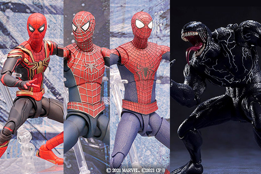 S.H.フィギュアーツからライミ版スパイダーマン＆アメイジング・スパイダーマン＆ヴェノムが公開！ ー インテグレーテッドも新規に