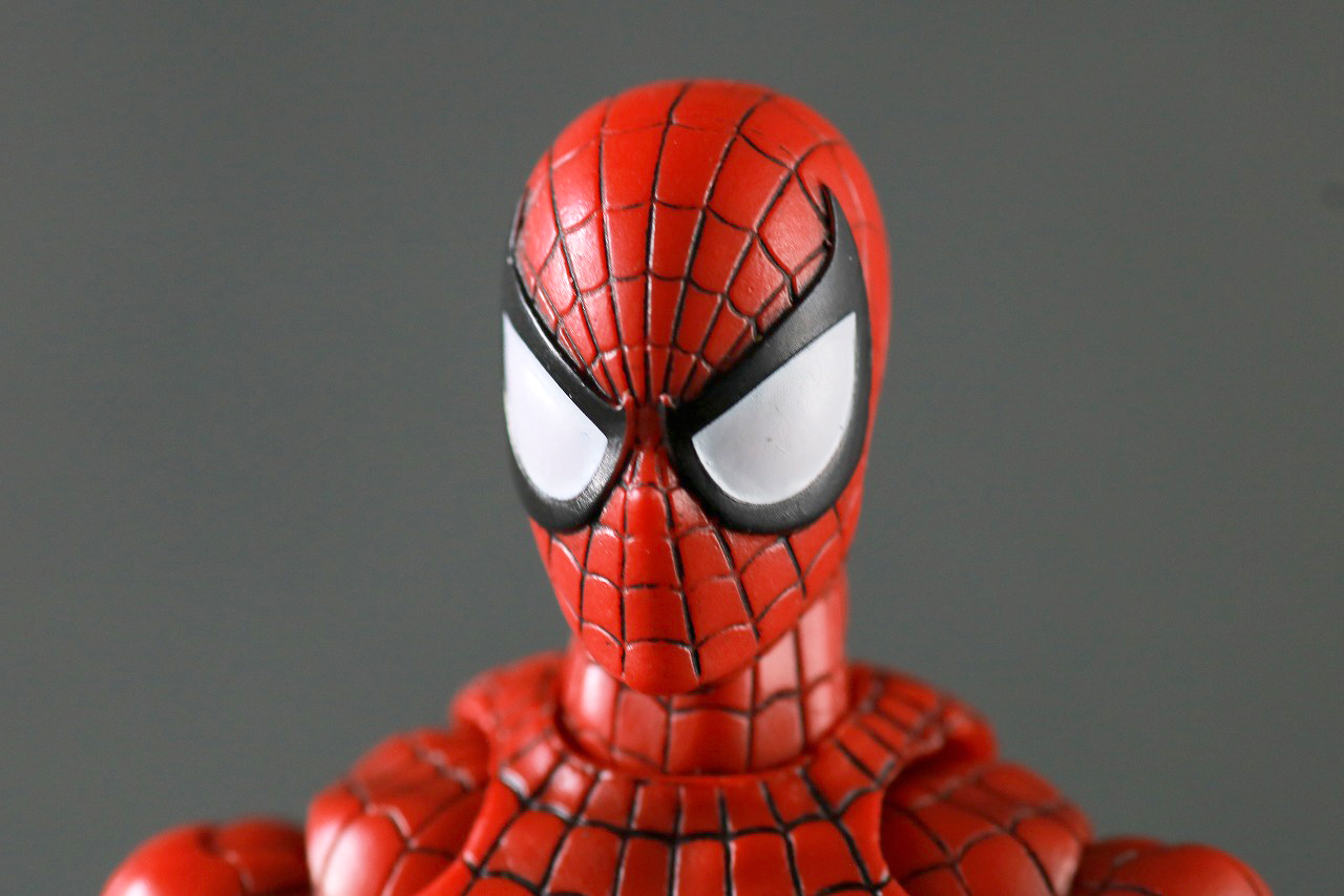 MAFEX　スパイダーマン Comic Ver.　再販版　レビュー　付属品　差し替えヘッド