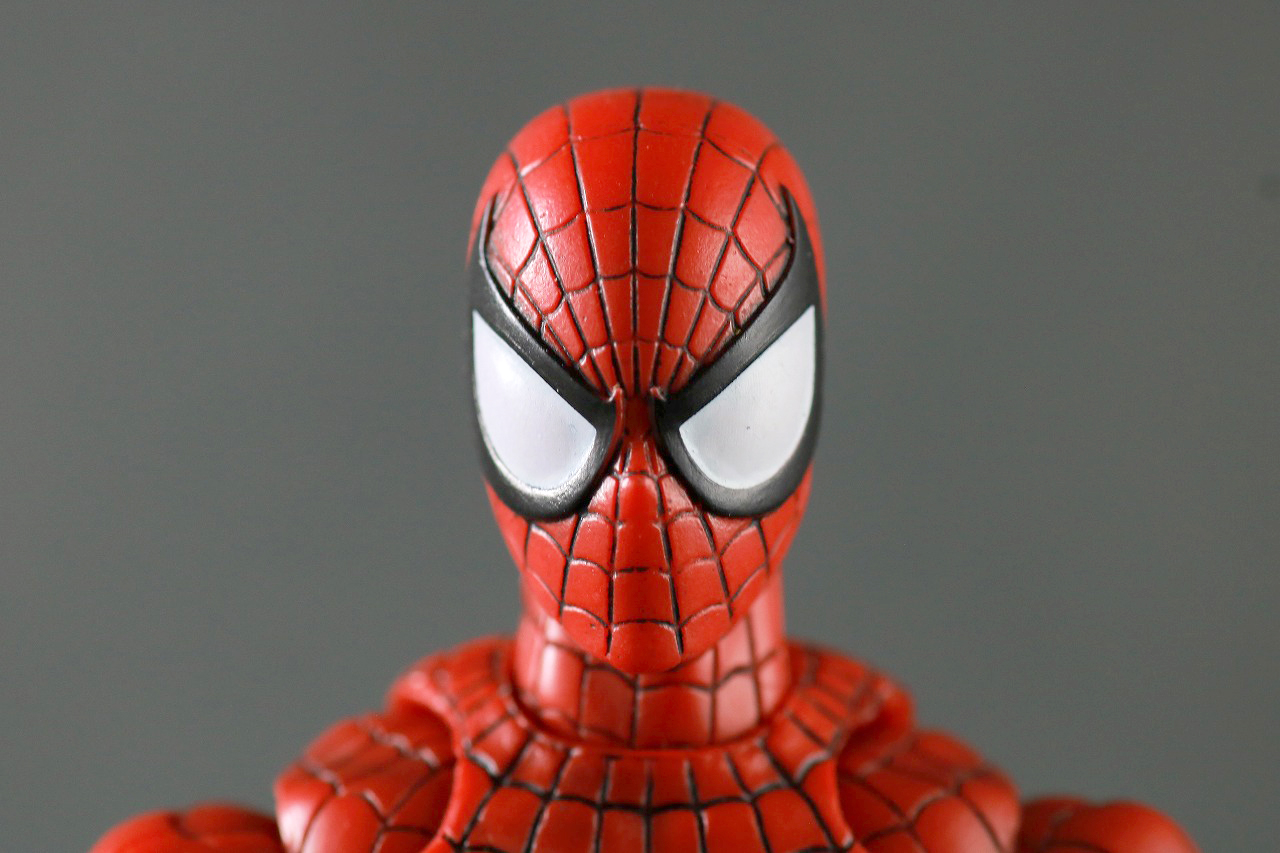 MAFEX　スパイダーマン Comic Ver.　再販版　レビュー　付属品　差し替えヘッド