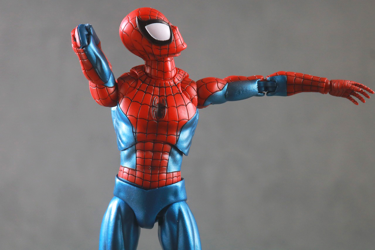 MAFEX　スパイダーマン Comic Ver.　再販版　レビュー　可動範囲