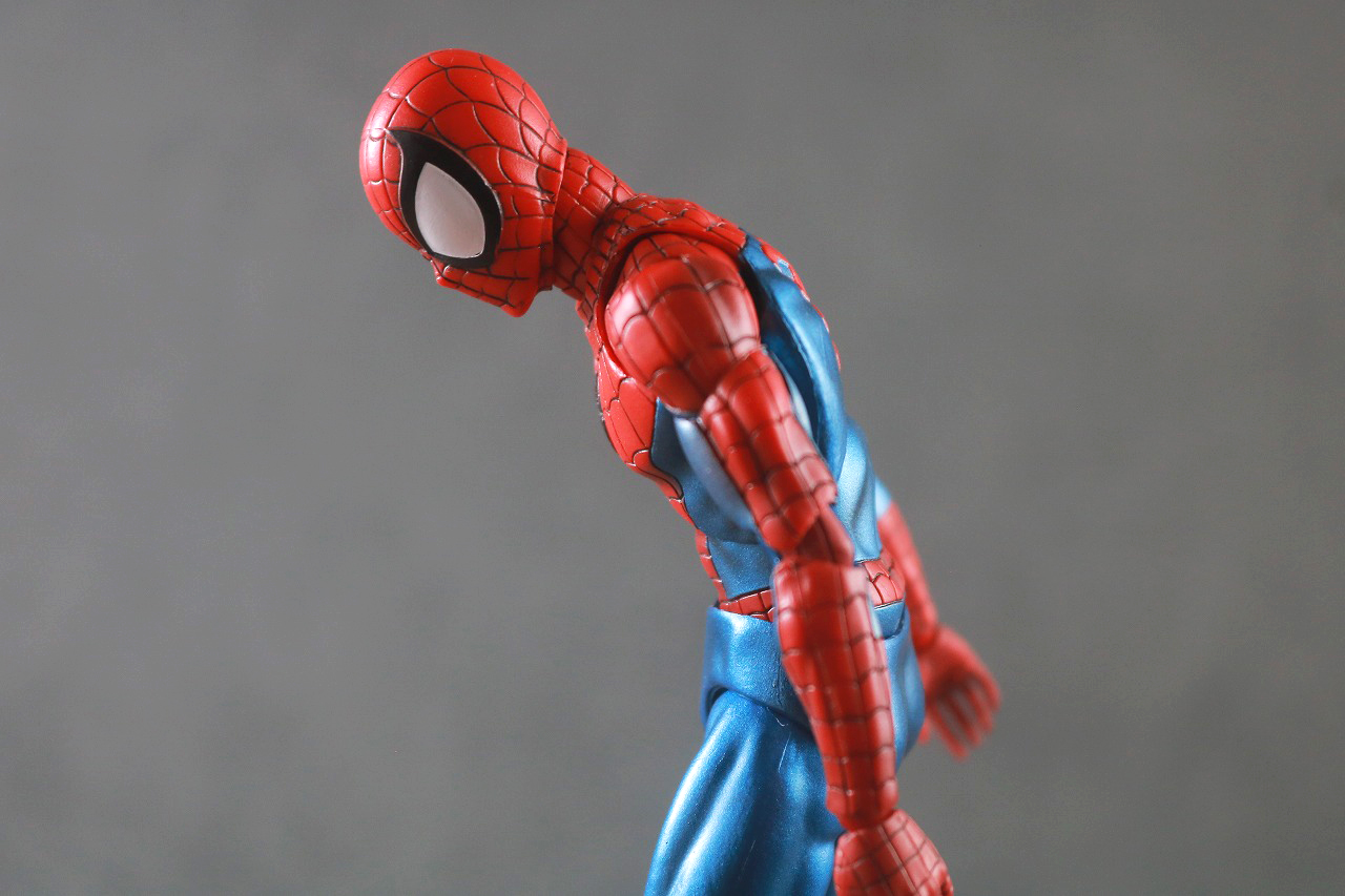 MAFEX　スパイダーマン Comic Ver.　再販版　レビュー　可動範囲