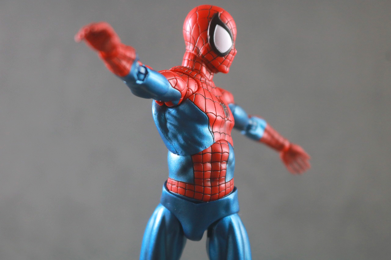 MAFEX　スパイダーマン Comic Ver.　再販版　レビュー　可動範囲