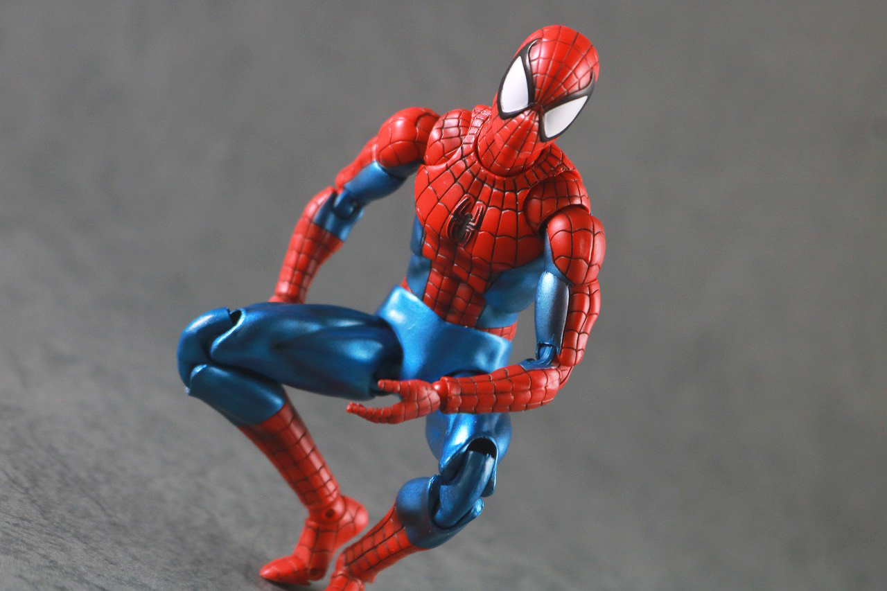 MAFEX　スパイダーマン Comic Ver.　再販版　レビュー　アクション