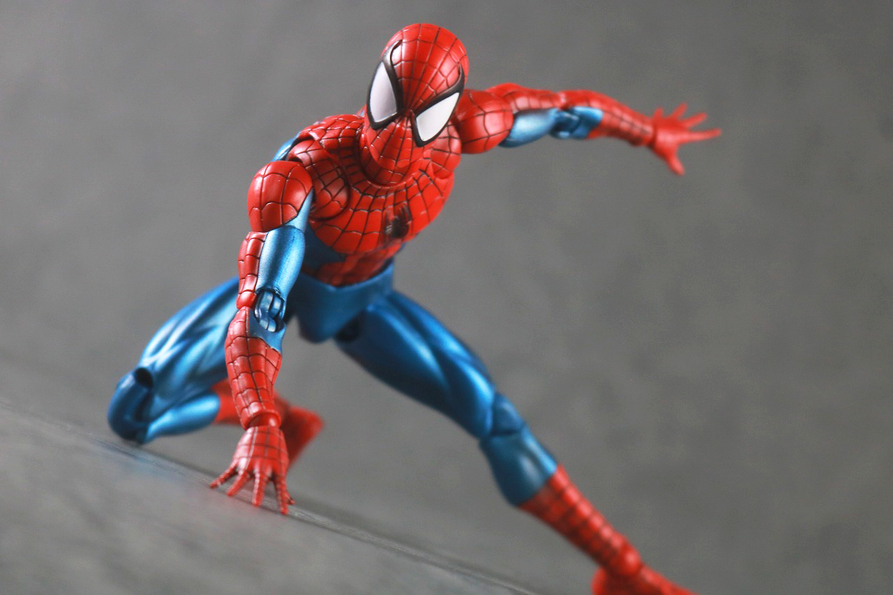 MAFEX　スパイダーマン Comic Ver.　再販版　レビュー　アクション