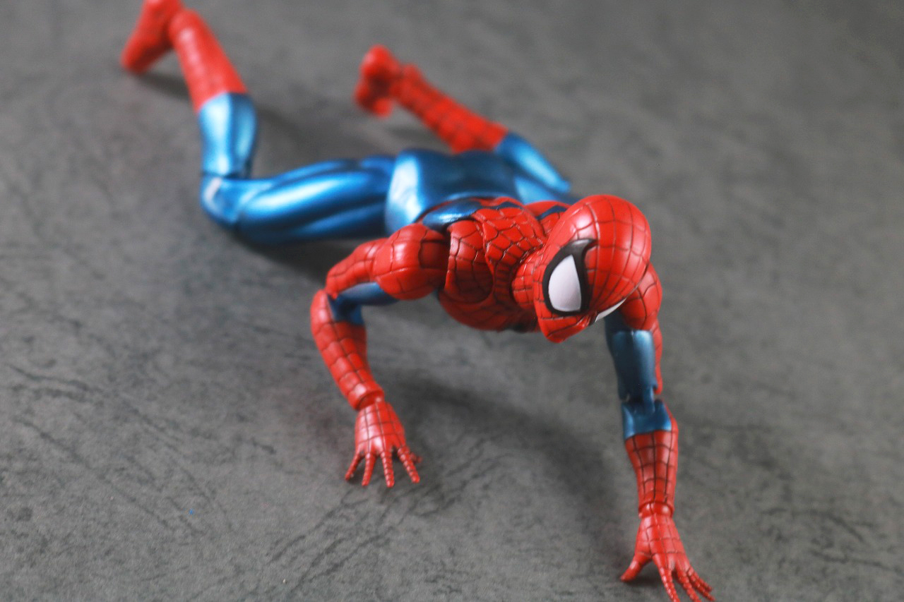 MAFEX　スパイダーマン Comic Ver.　再販版　レビュー　アクション