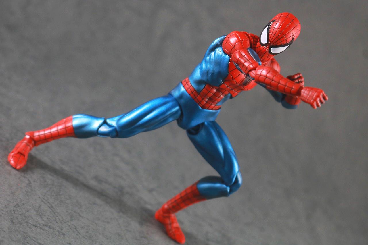 MAFEX　スパイダーマン Comic Ver.　再販版　レビュー　アクション