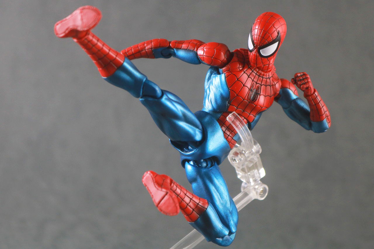 MAFEX　スパイダーマン Comic Ver.　再販版　レビュー　アクション