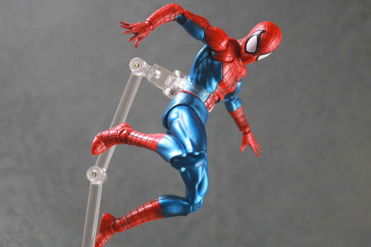 MAFEX　スパイダーマン Comic Ver.　再販版　レビュー　アクション