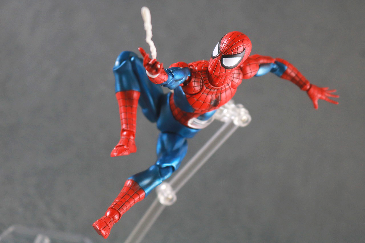 MAFEX　スパイダーマン Comic Ver.　再販版　レビュー　アクション