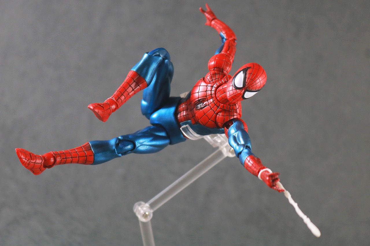 MAFEX　スパイダーマン Comic Ver.　再販版　レビュー　アクション