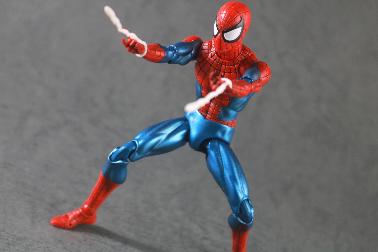 MAFEX　スパイダーマン Comic Ver.　再販版　レビュー　アクション