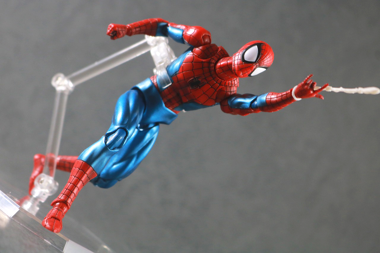 MAFEX　スパイダーマン Comic Ver.　再販版　レビュー　アクション