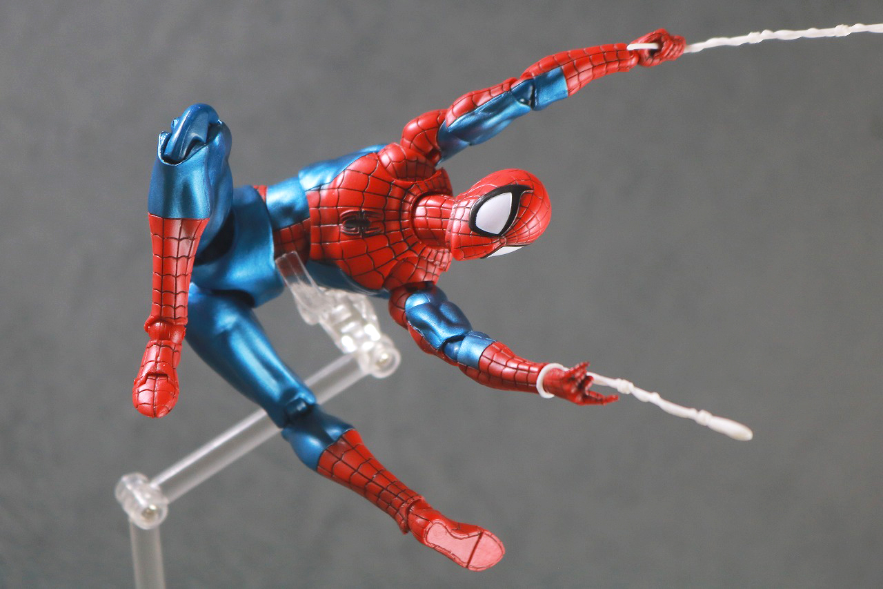 MAFEX　スパイダーマン Comic Ver.　再販版　レビュー　アクション