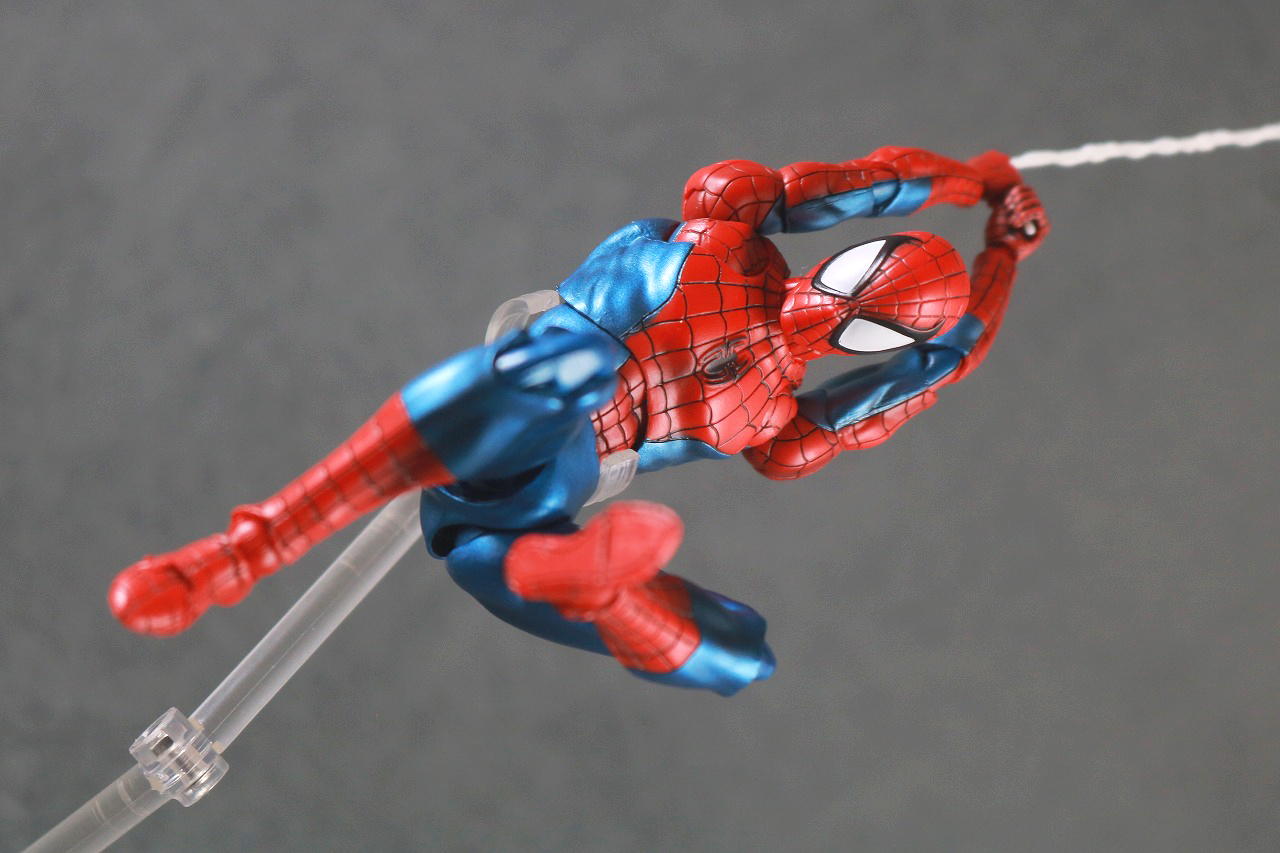 MAFEX　スパイダーマン Comic Ver.　再販版　レビュー　アクション