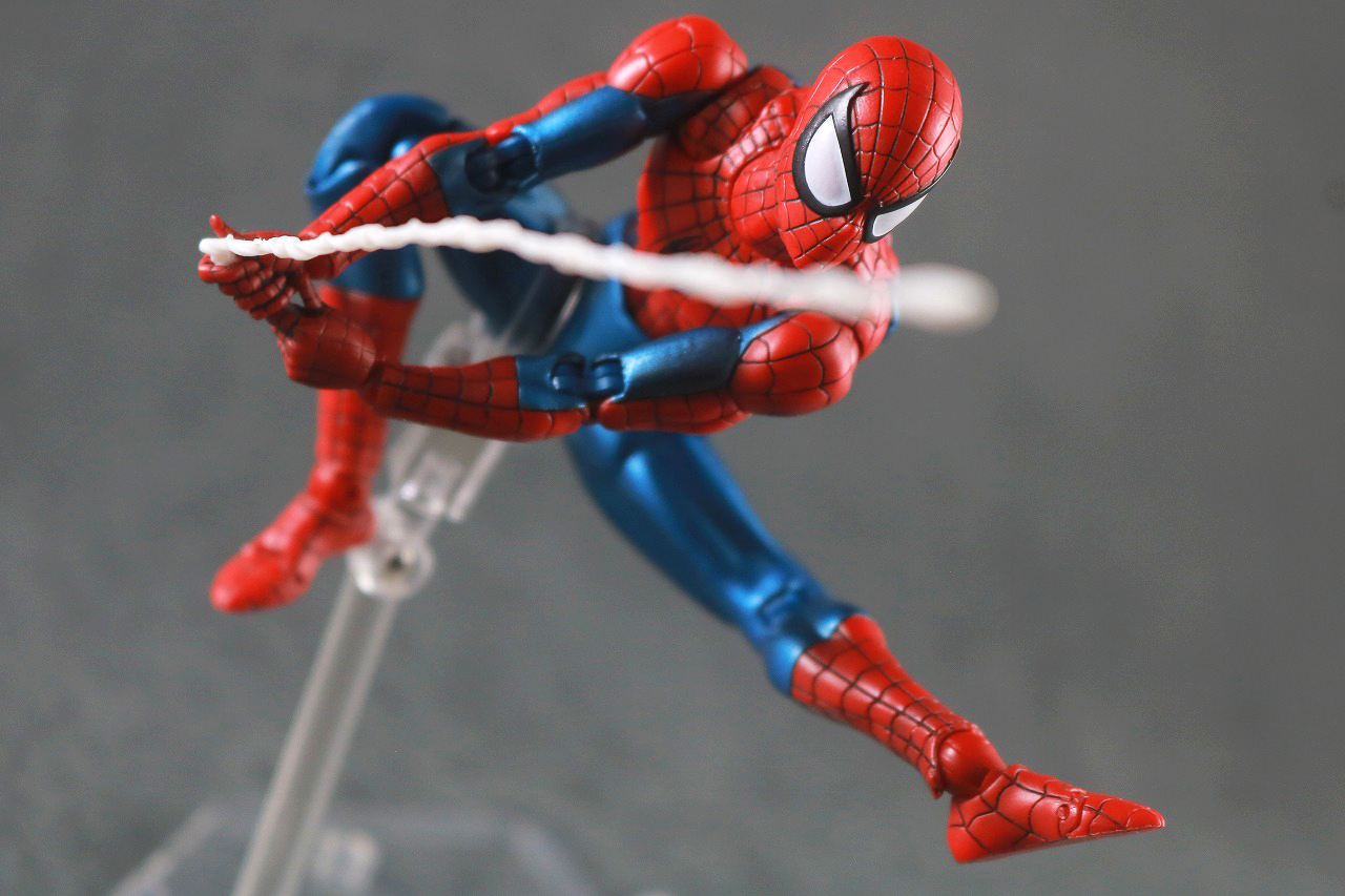 MAFEX　スパイダーマン Comic Ver.　再販版　レビュー　アクション