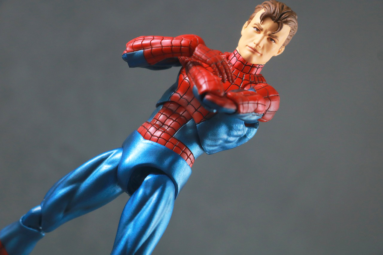 MAFEX　スパイダーマン Comic Ver.　再販版　レビュー　アクション