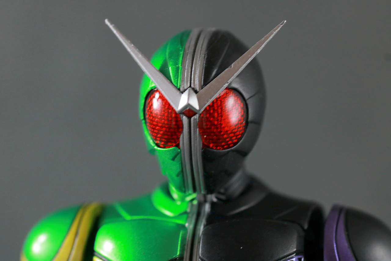 S.H.フィギュアーツ　仮面ライダーW サイクロンジョーカー　真骨彫製法　風都探偵アニメ化記念　レビュー　本体