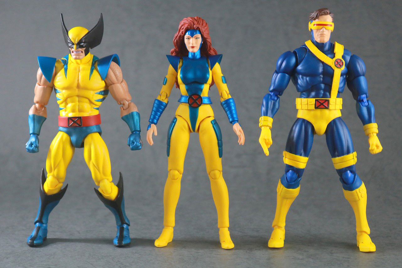 MAFEX　ジーン・グレイ　X-MEN　レビュー　本体　ウルヴァリン　サイクロップス　比較