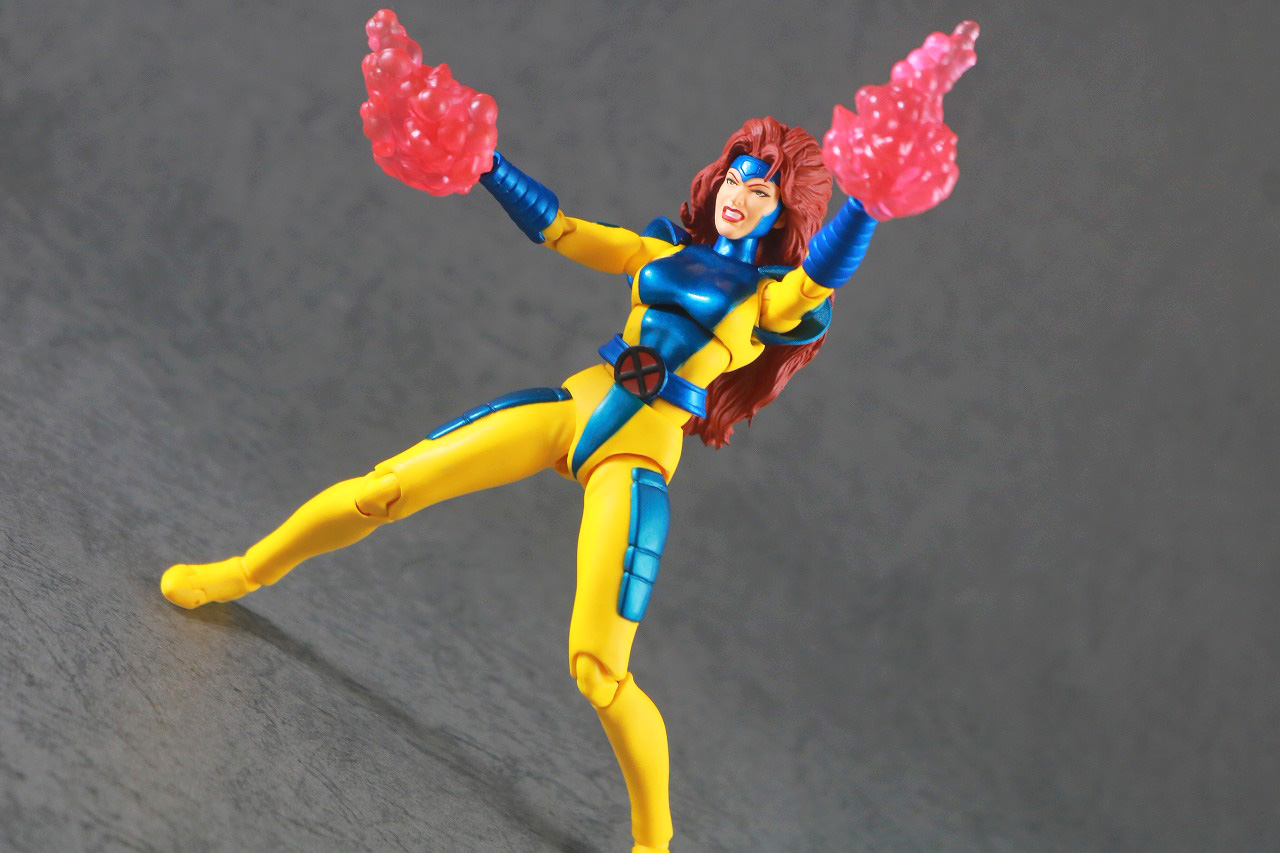 MAFEX　ジーン・グレイ　X-MEN　レビュー　アクション