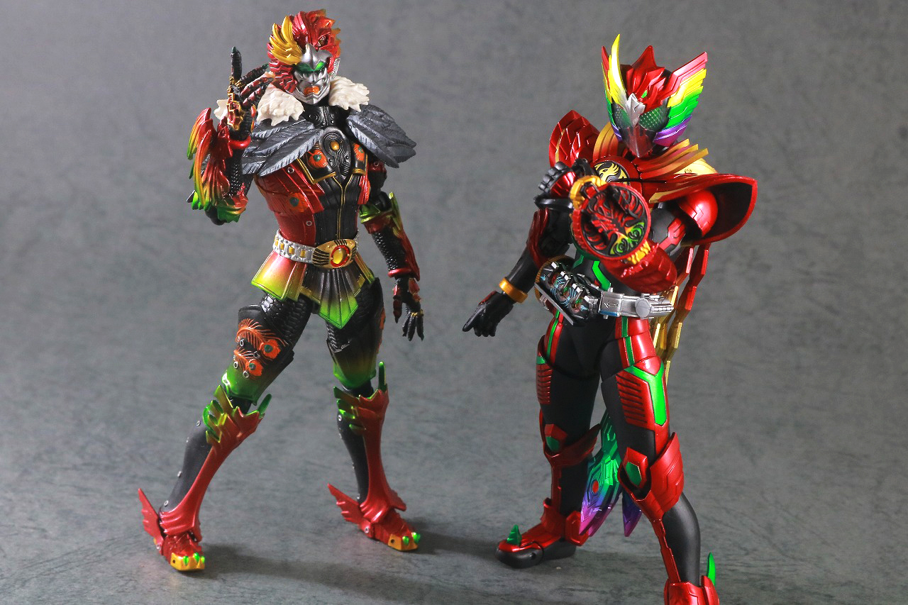 S.H.フィギュアーツ　仮面ライダーオーズ　タジャドルコンボエタニティ　真骨頂製法　レビュー　アクション　アンク　怪人態　グリード態