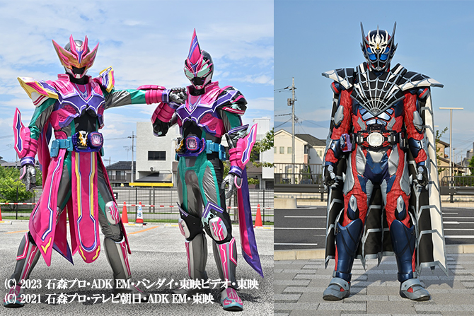 Vシネ『リバイス』より仮面ライダーライブマーベルス＆エビルマーベラス、インペリアルデモンズの姿が解禁！