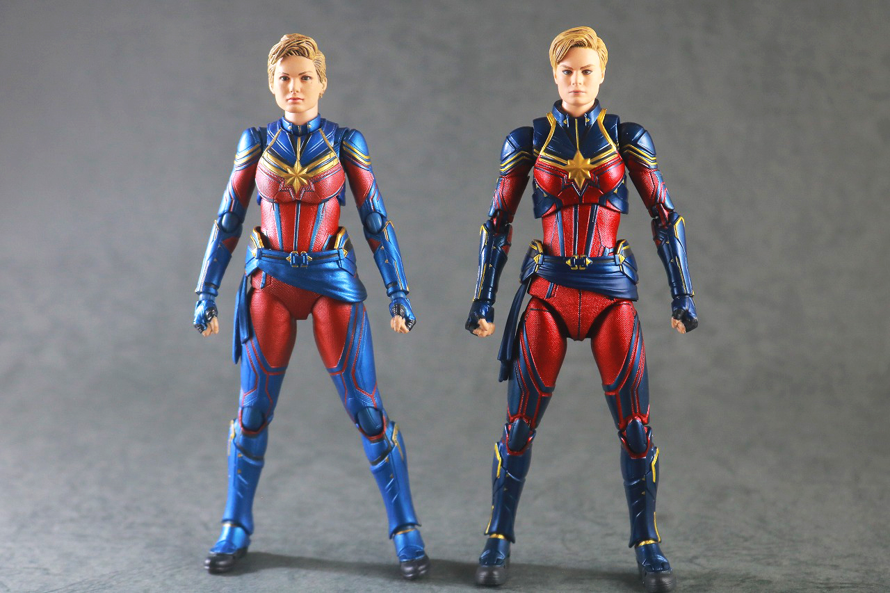 MAFEX　キャプテン・マーベル（アベンジャーズ／エンドゲーム）　レビュー　本体　S.H.フィギュアーツ