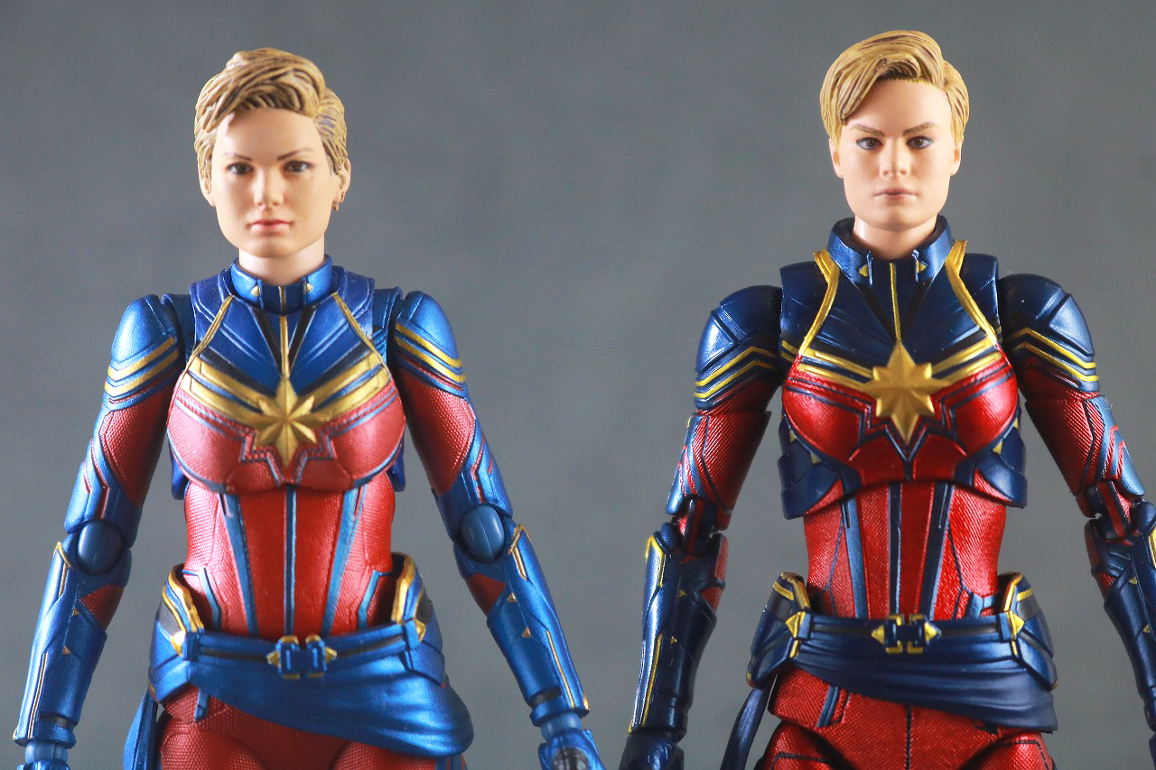 MAFEX　キャプテン・マーベル（アベンジャーズ／エンドゲーム）　レビュー　本体　S.H.フィギュアーツ