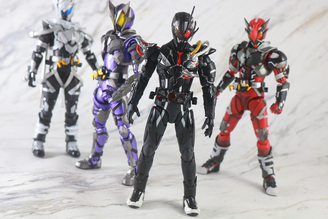 S.H.フィギュアーツ　仮面ライダーアークゼロ　アークエフェクトセット　レビュー　アクション　仮面ライダー滅　スティングスコーピオン　仮面ライダー亡 ジャパニーズウルフ　仮面ライダー雷