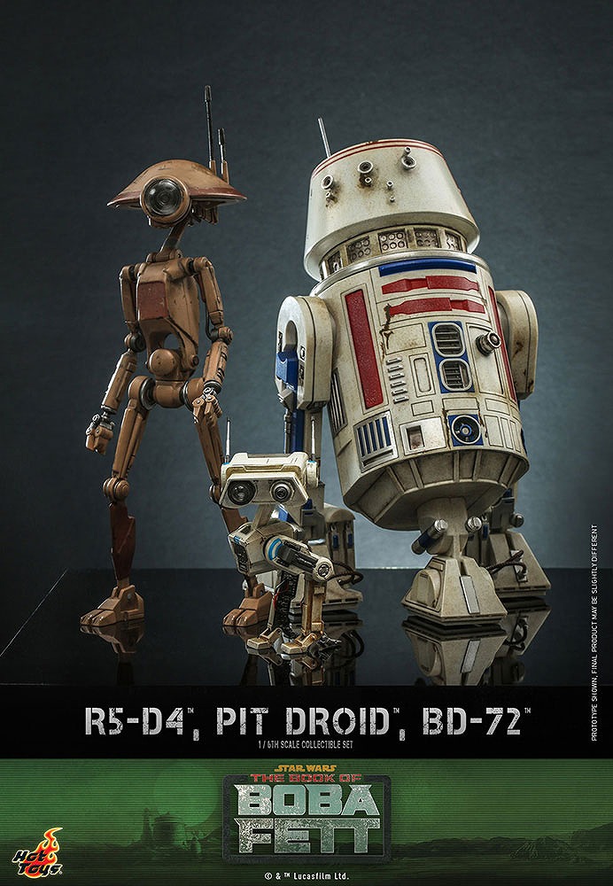 ホットトイズ　テレビ・マスターピース　R5-D4＆ピット・ドロイド＆BD-72（3体セット）