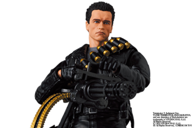 MAFEX新作！『ターミネーター2』版のT-800が23年11月発売！印象深いアイテムも多数付属！