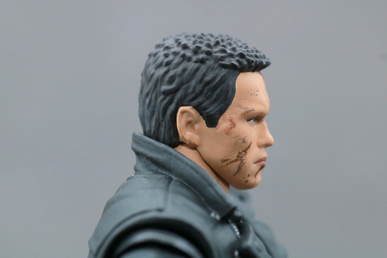 MAFEX　T-800　ターミネーター　レビュー　付属品　ダメージヘッド