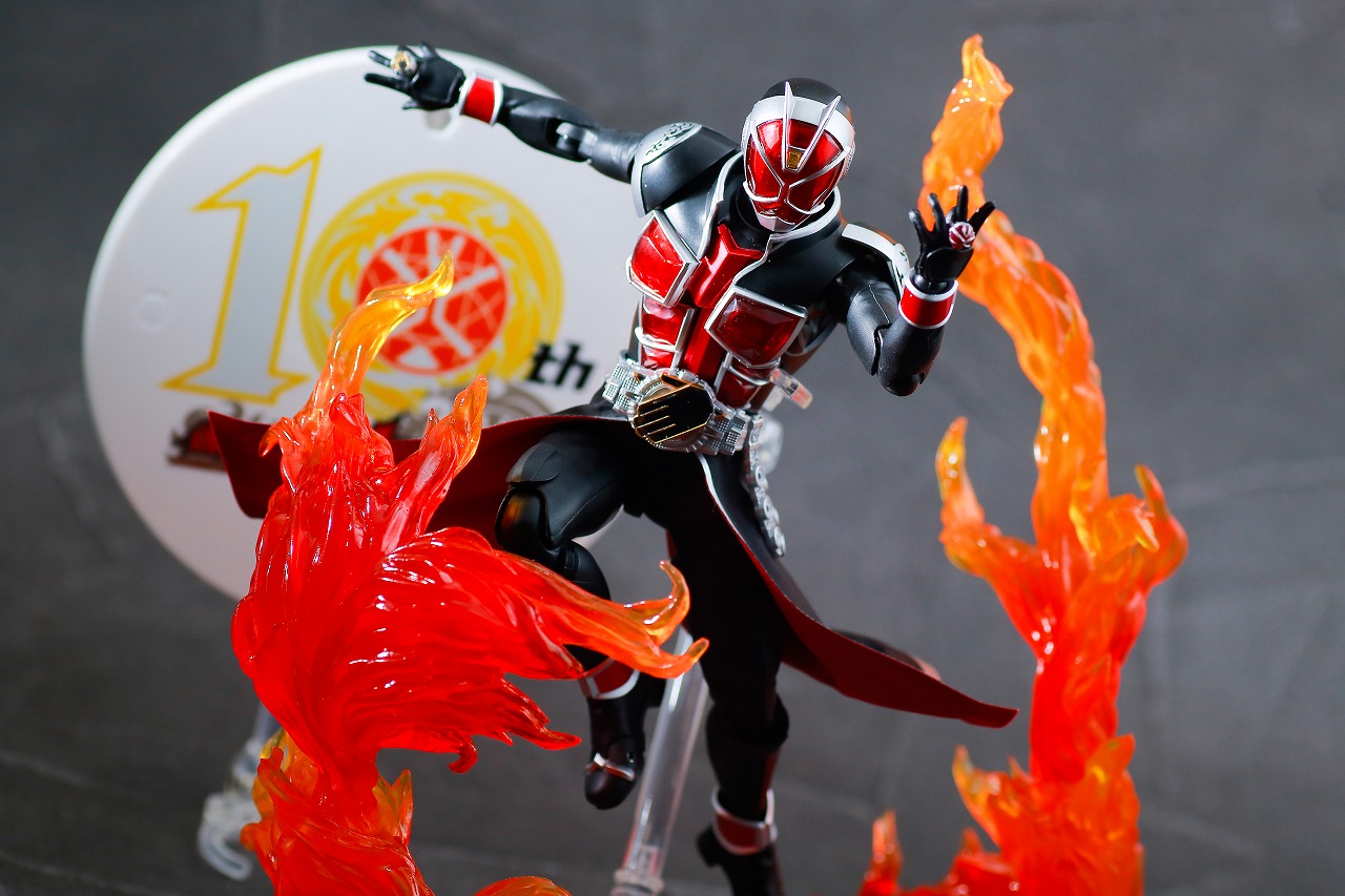 S.H.フィギュアーツ　仮面ライダーウィザード フレイムスタイル　真骨彫製法 10th Anniversary Ver.　レビュー