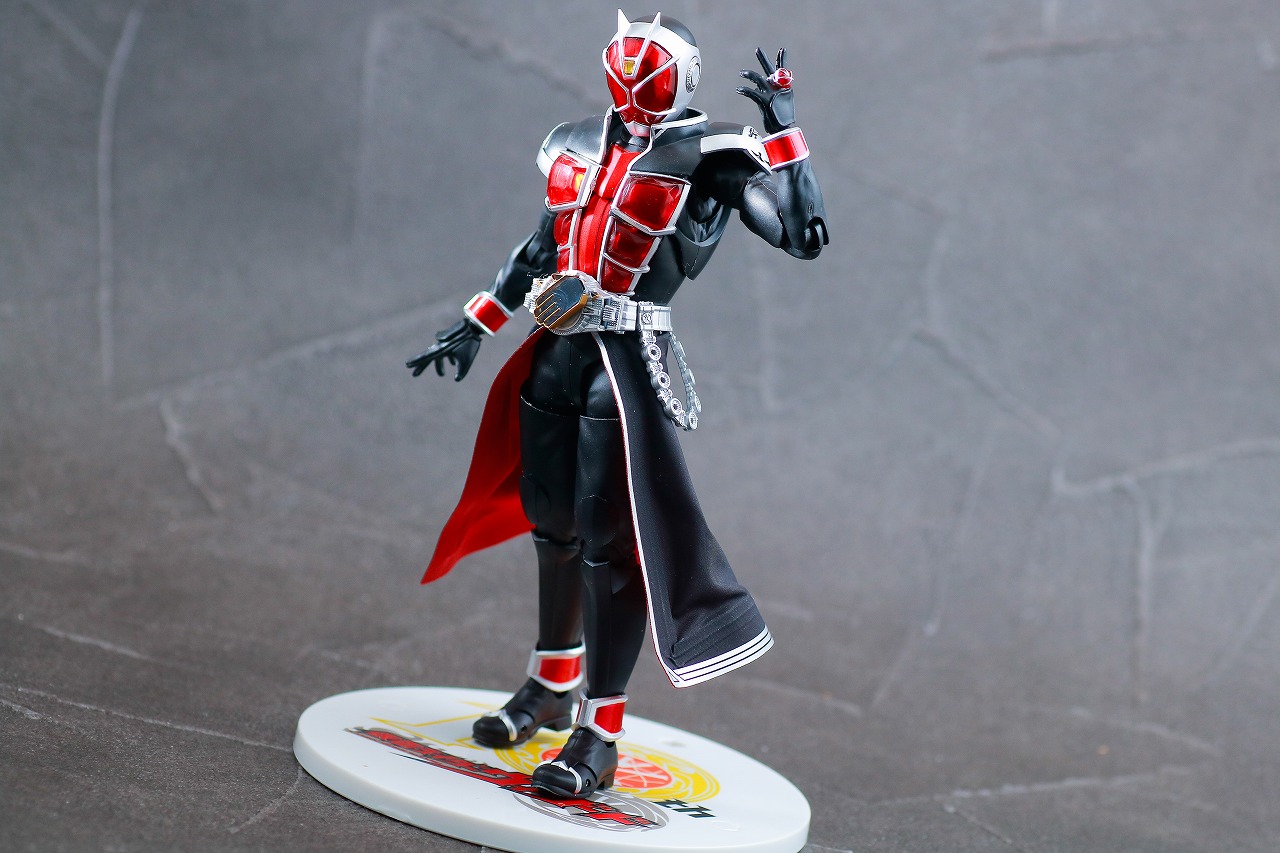 S.H.フィギュアーツ　仮面ライダーウィザード フレイムスタイル 真骨彫製法　10tn anniversary ver.　レビュー　アクション