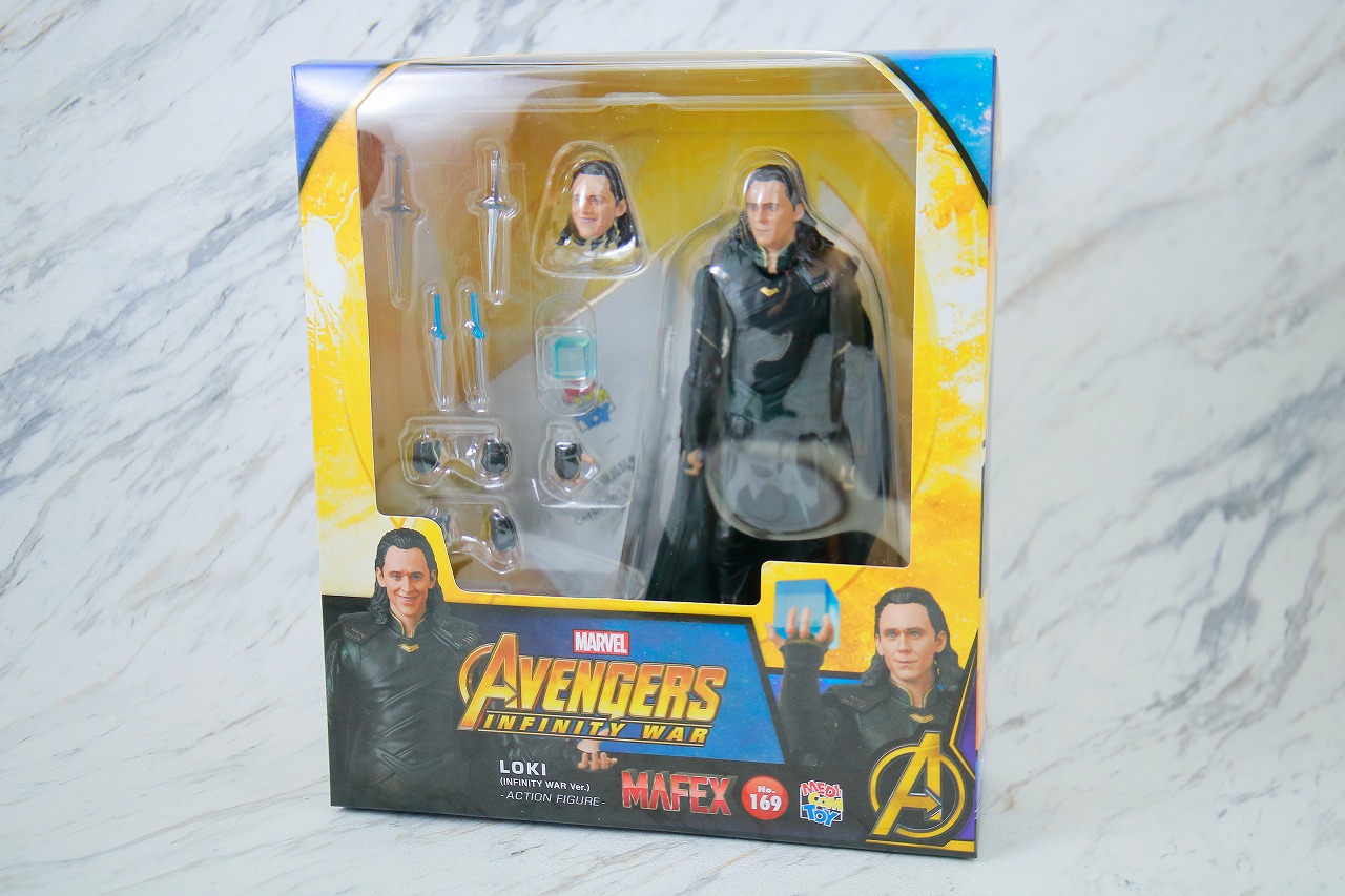 MAFEX　ロキ　アベンジャーズ　インフィニティ・ウォー　レビュー　パッケージ