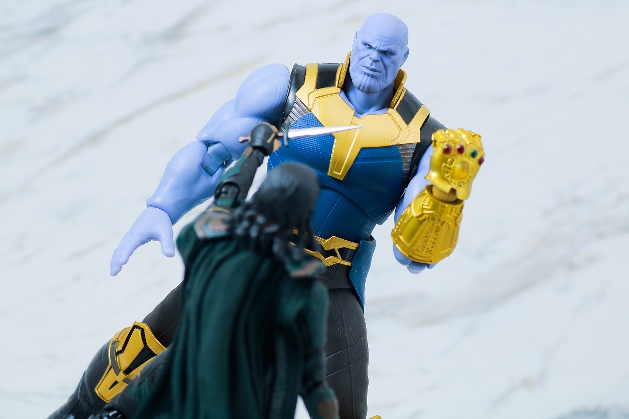 MAFEX　ロキ　アベンジャーズ　インフィニティ・ウォー　レビュー　アクション　S.H.フィギュアーツ　サノス